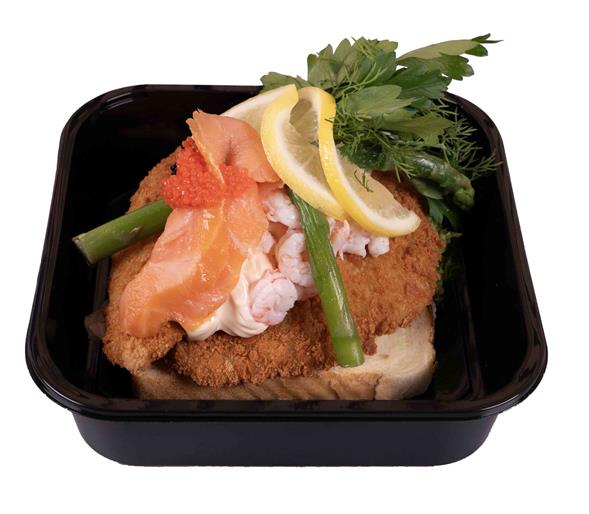 Stjernekaster med laks