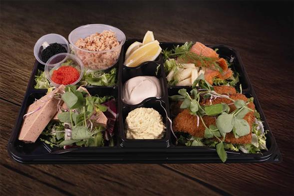 Fiskeplatte til 2 personer