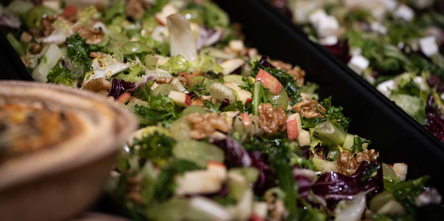 Tærter og salater hos Delikatessen