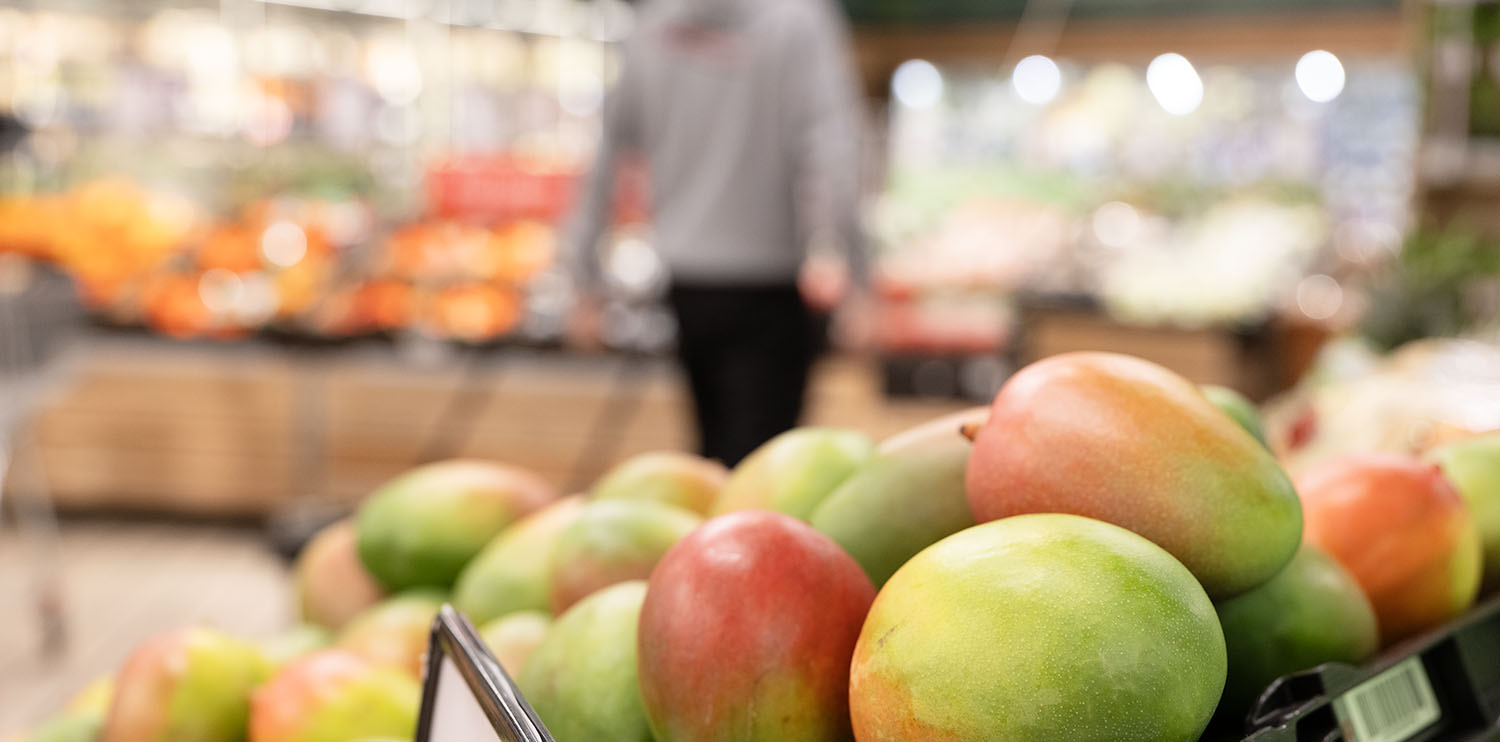 Mangoer i frugt og grønt