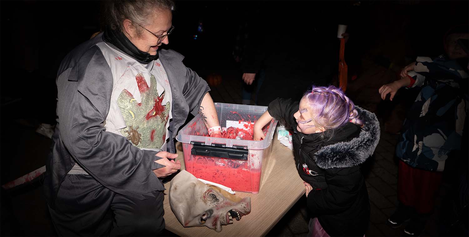 Masker og klamme ting til Halloween