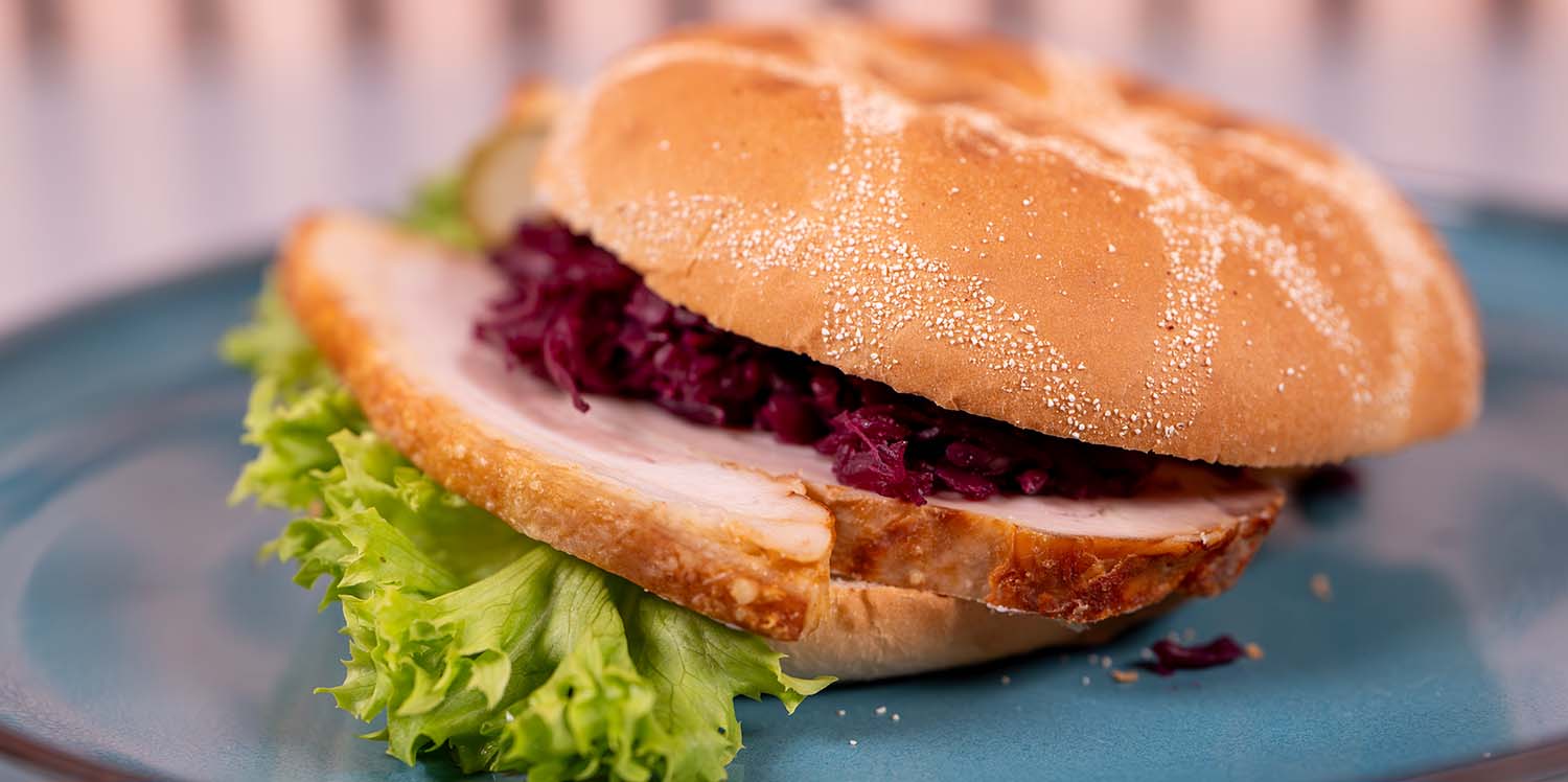 Flæskestegssandwich i Spisekrogen